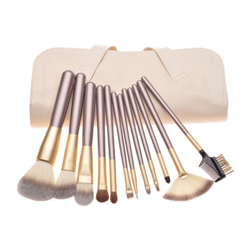 Wholesale makeup brushes with bag
