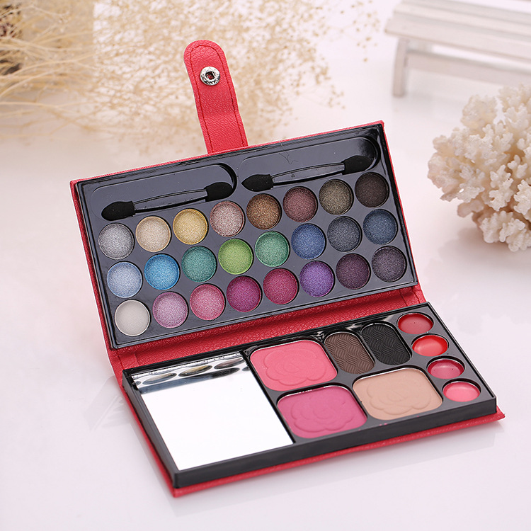 33 color blusher eyeshadow palette with bag