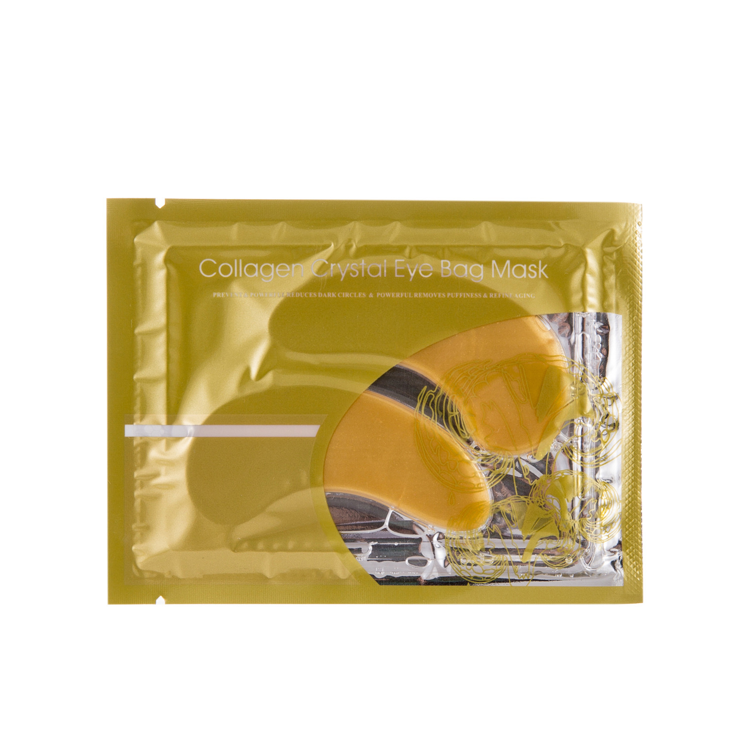 Natural Private Label 24k Sheet Gel Beauty Skin Care Gold Collagen Eye Mask