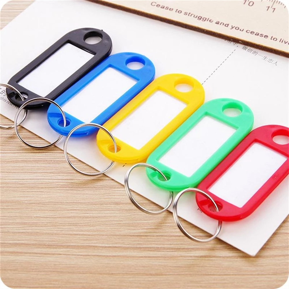 Plasic keychain with ID label name card